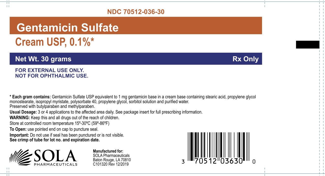 Gentamicin Cream FDA prescribing information, side effects and uses